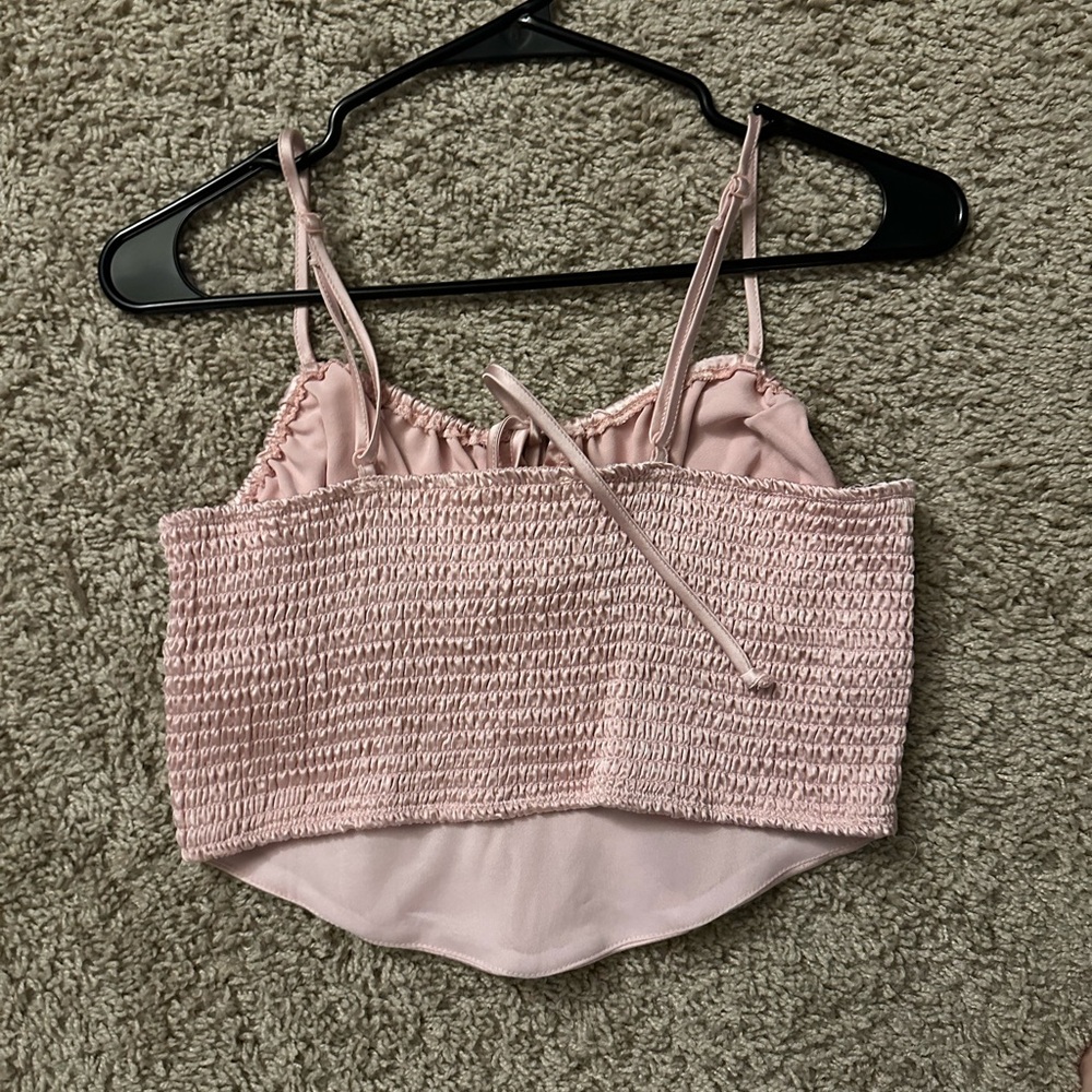PACSUN LA HEARTS SATIN CORSET TOP - Picture 2 of 2